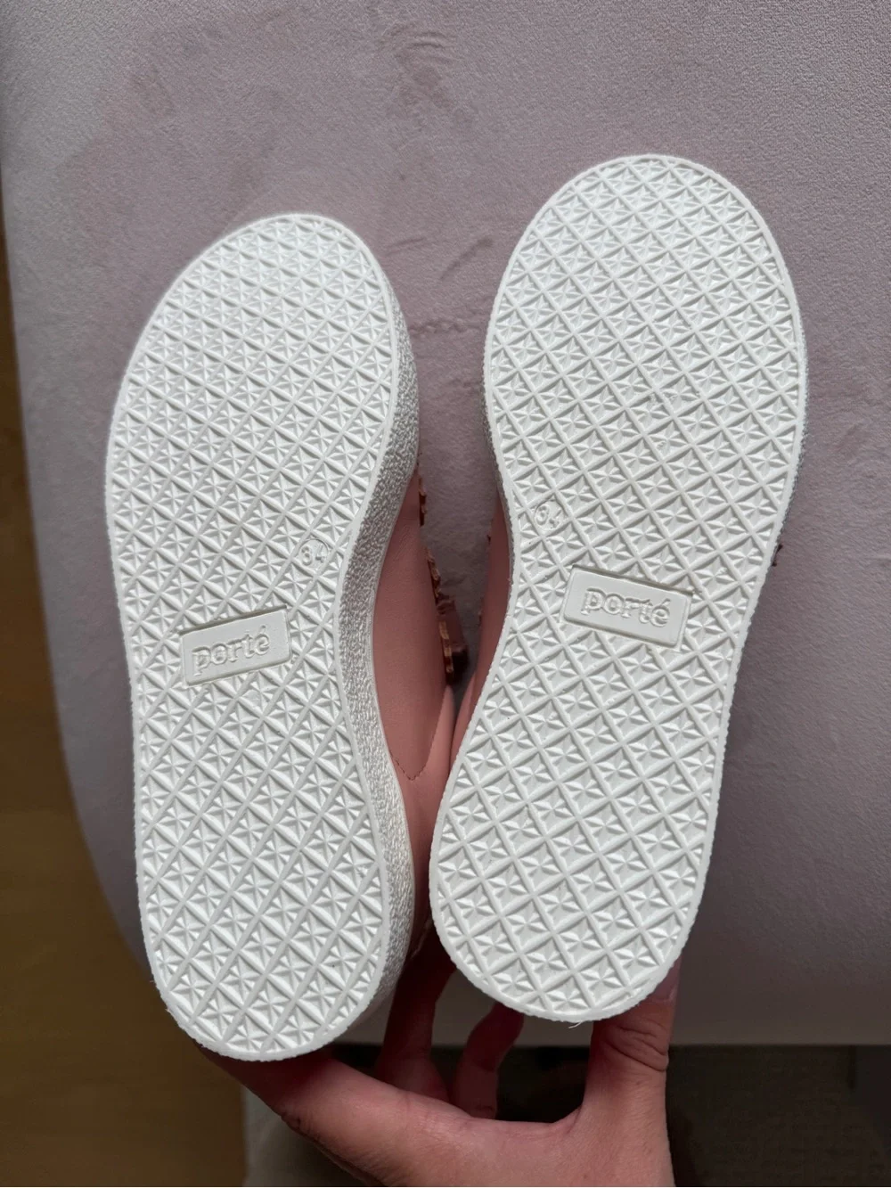 Girls Pink Triple-Strap Casual Sneakers